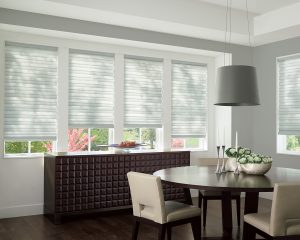 roman shades dining room