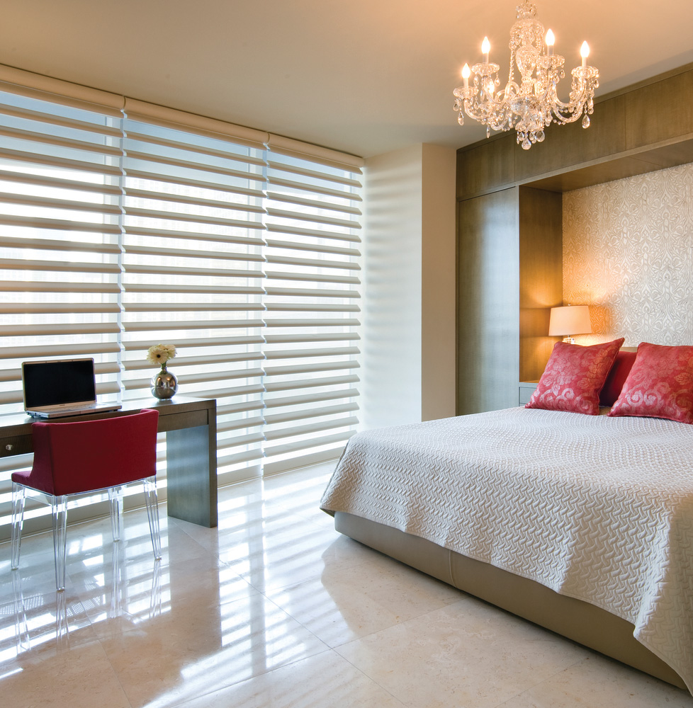 window treatment motorization bedroom