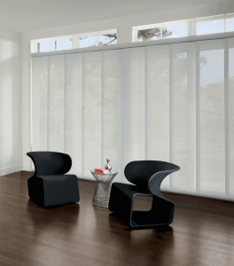 sliding glass door window treatments Hunter Douglas Shawnee 66213