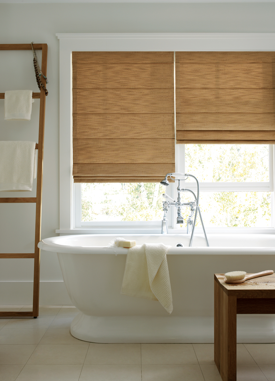 Roman shades bathroom olathe kansas