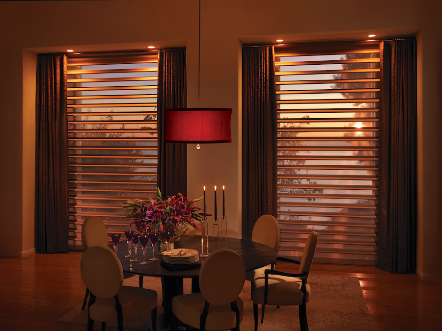 Pirouette shades in Kansas City home perfect for changing season.