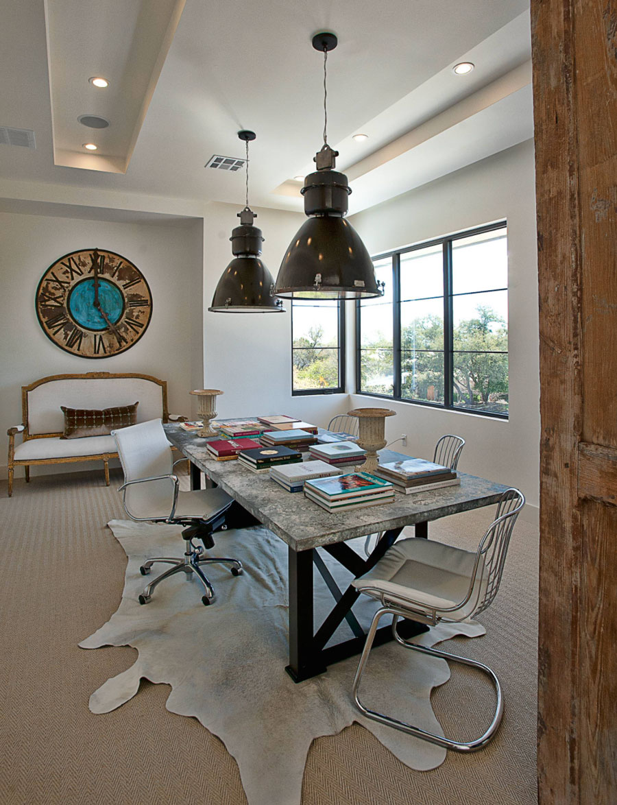 Dining room flex space also used for home office