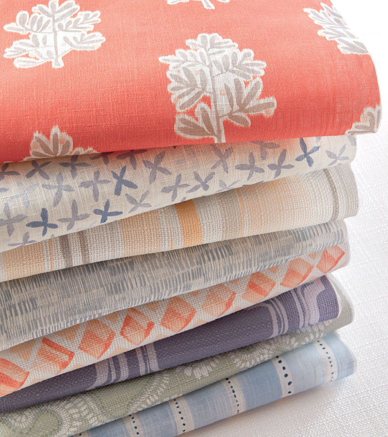 fabric swatches in various patterns and prints in Overland Park, KS
