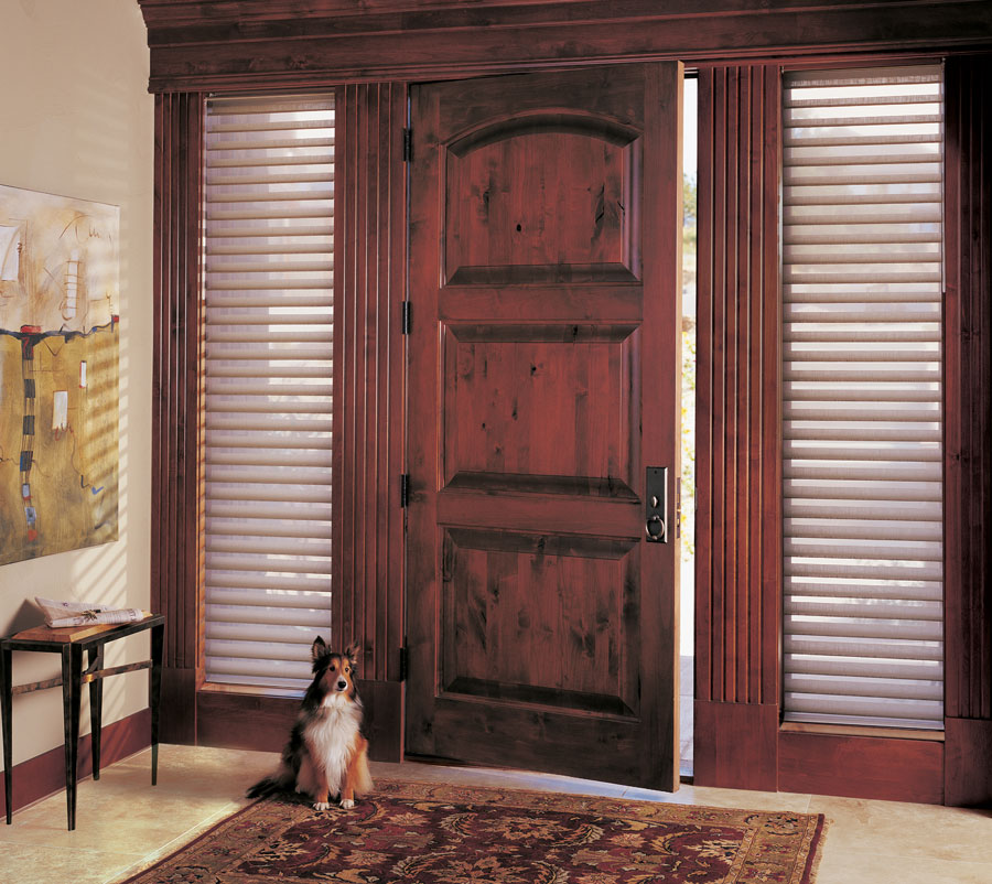 Sidelights with Silhouette Shades