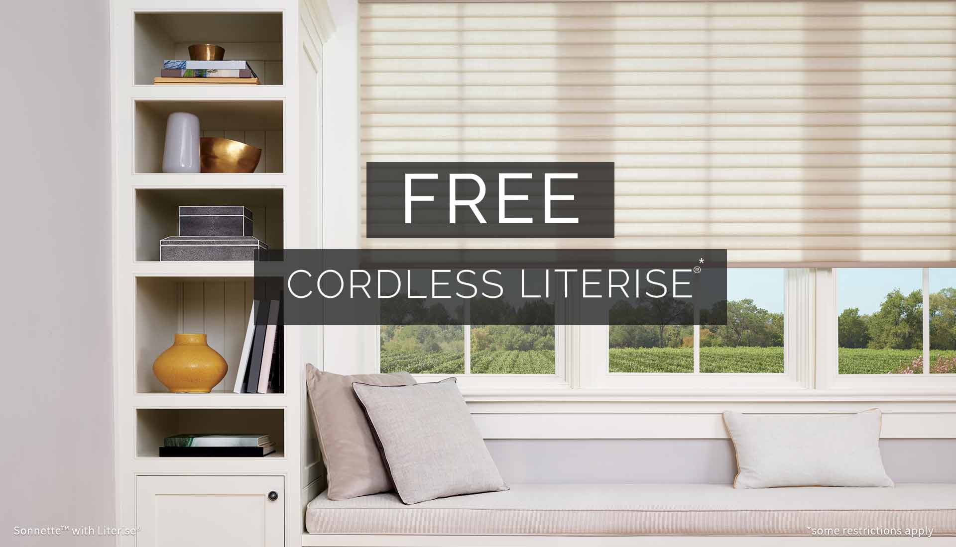 free cordless literise promotion exclusions apply