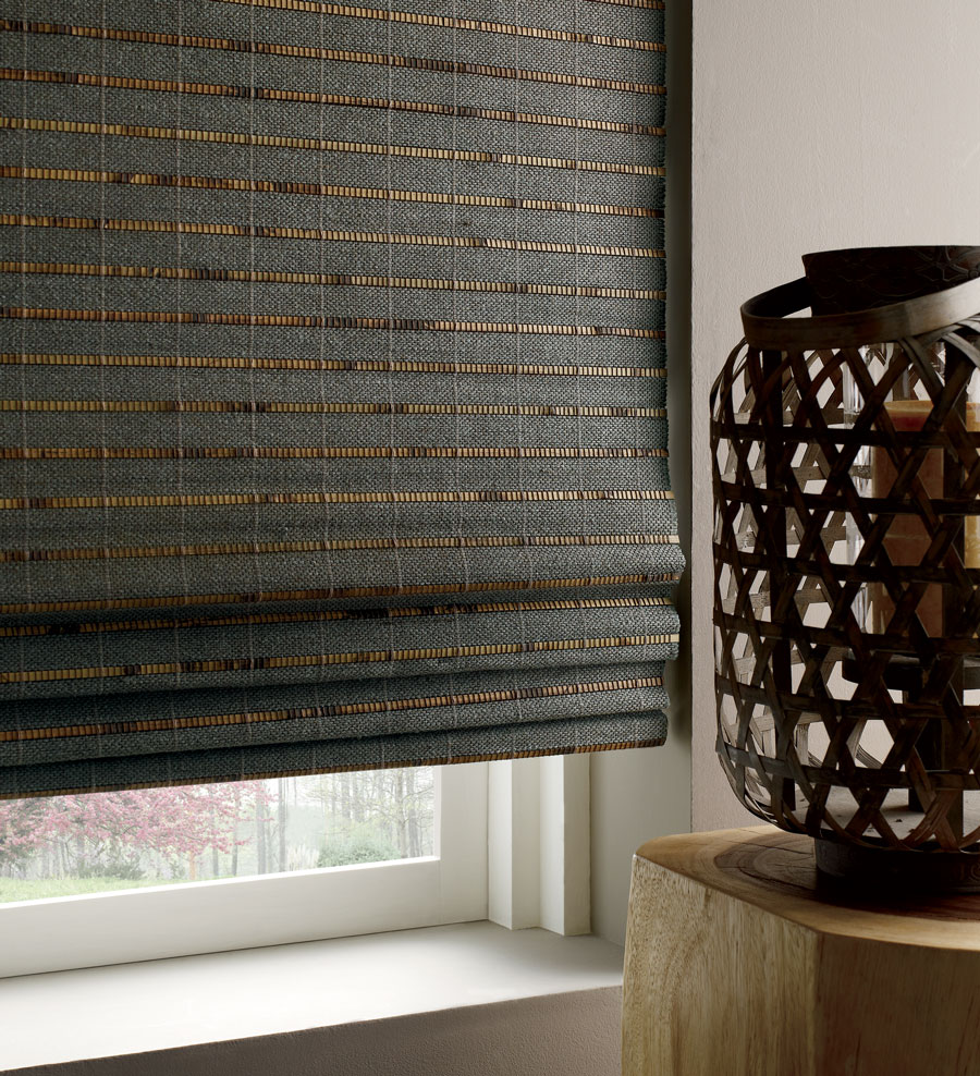 Dark woven woods shades Overland Park, KS