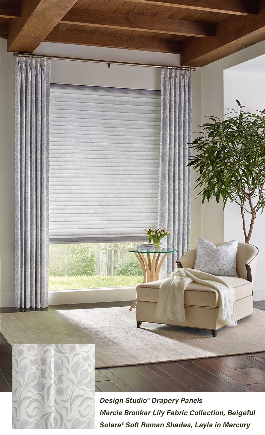 layered fabrics with panels in lily in kansas city
