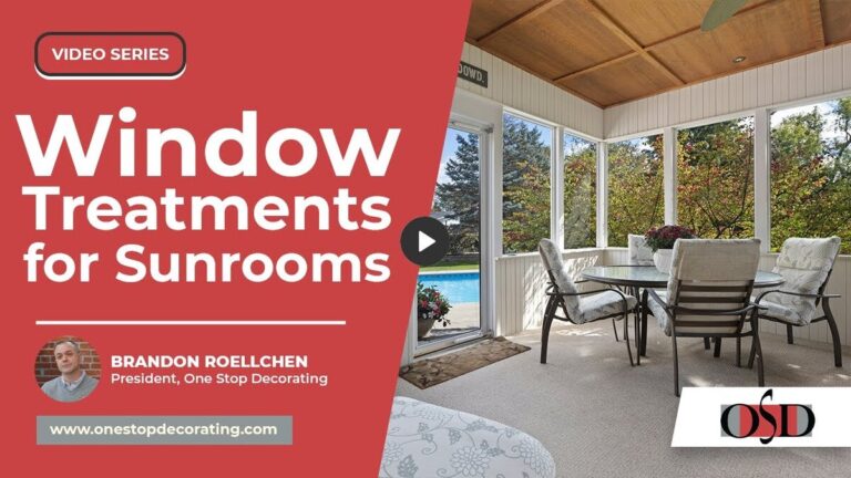 window treatments for sunrooms