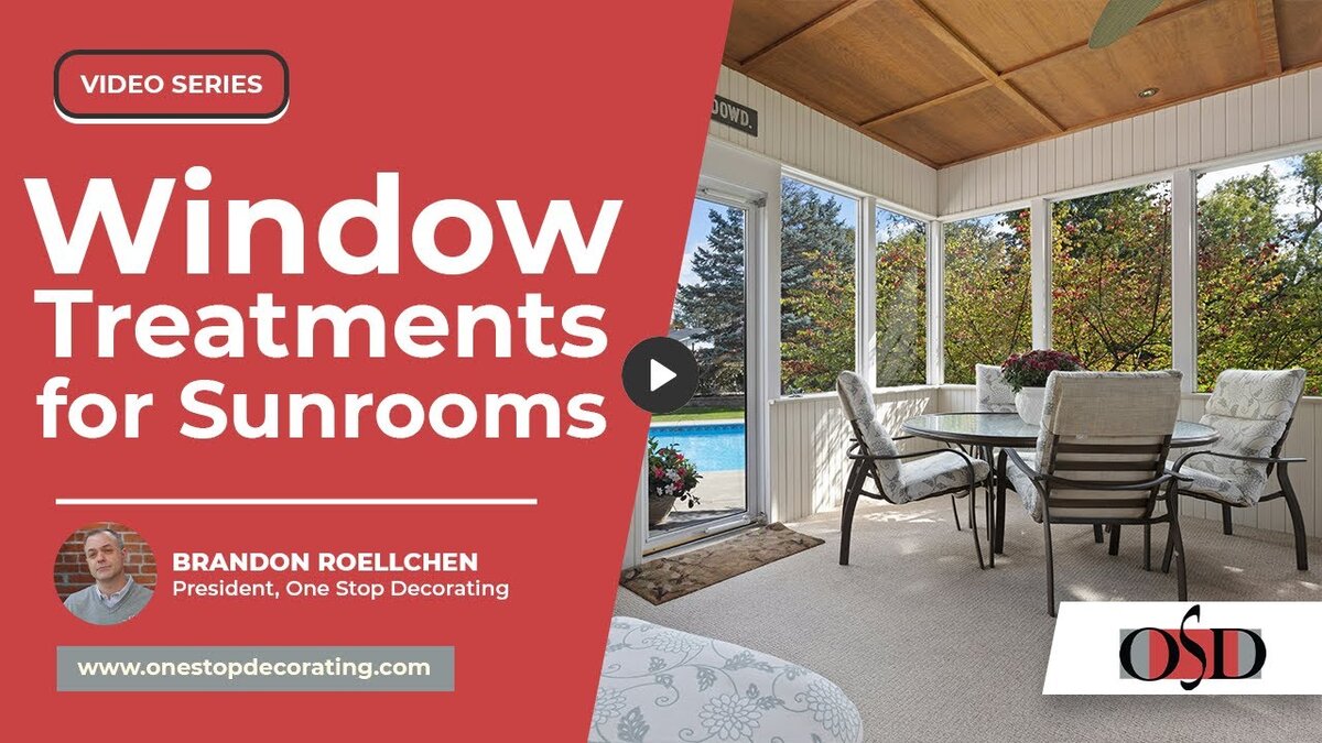 window treatments for sunrooms