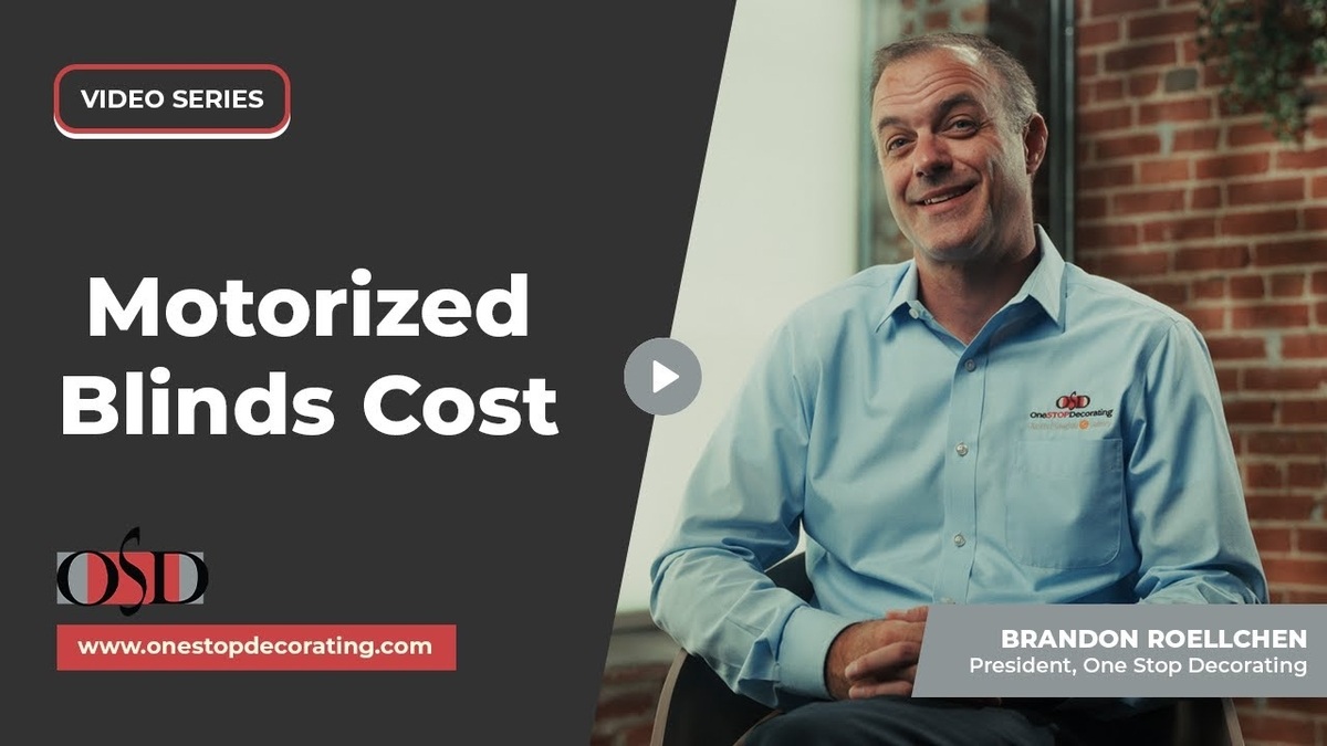 motorized blinds cost