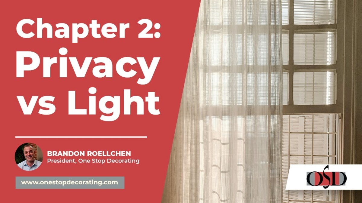 Privacy Window Treatments Ideas
