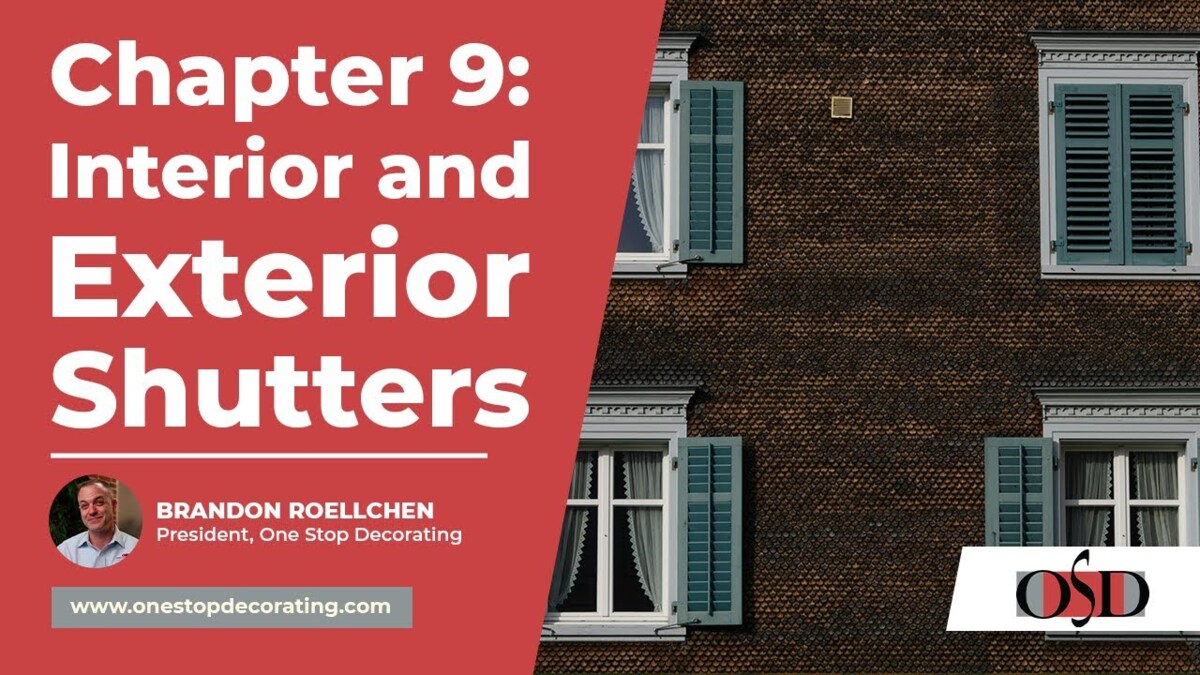 Interior and Exterior Shutters
