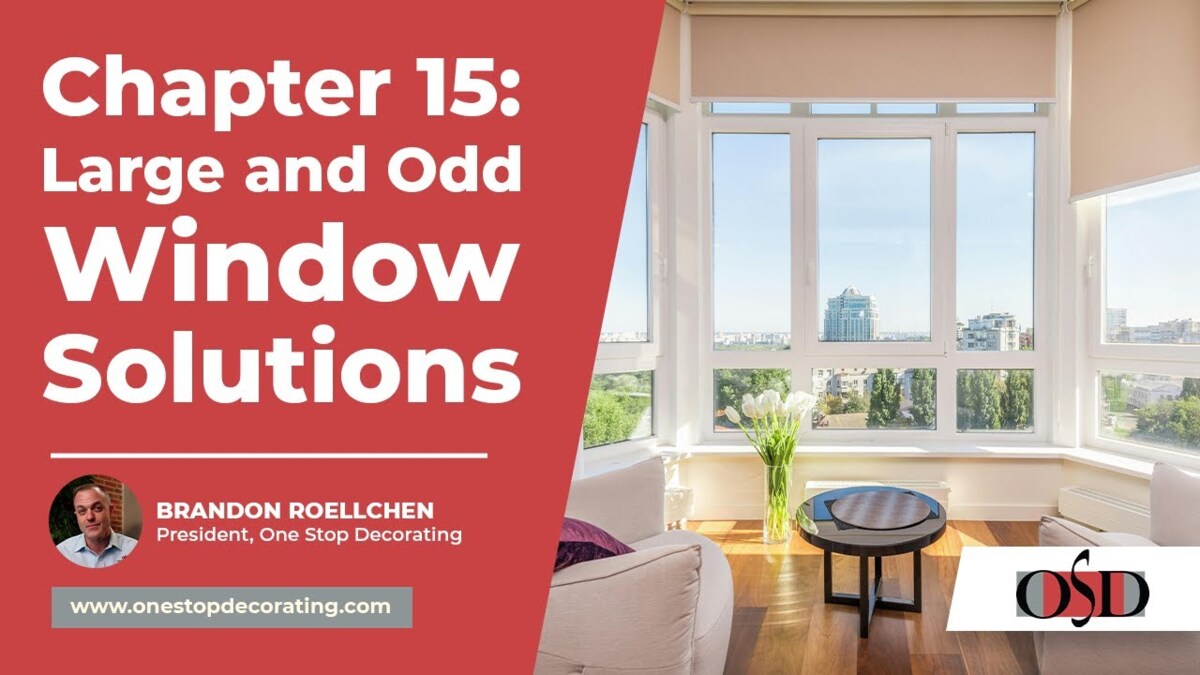 large window motorized shades