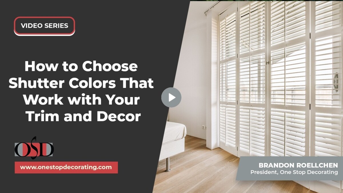 choose shutter colors