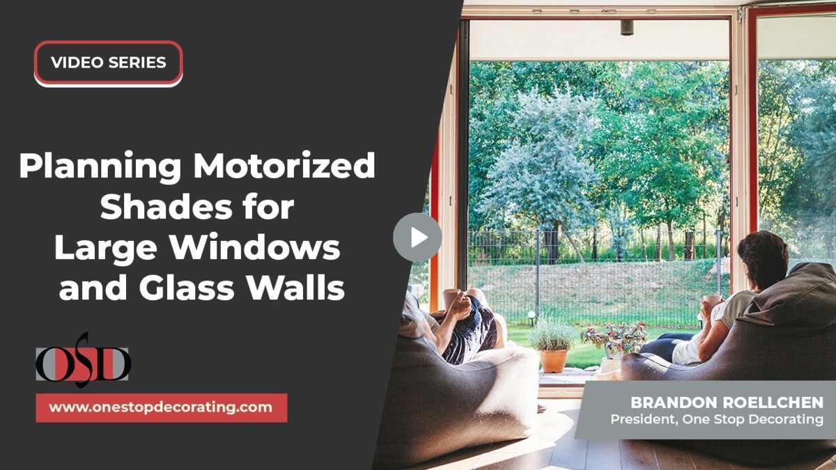 planning motorized shades for large windows and glass walls